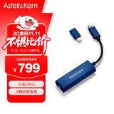 艾利和（Iriver）Astell&Kern AK HC2解码耳放线4.4mm HIFI平衡iOS安卓手机电脑便携小尾巴 午夜蓝