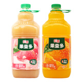 汇源果汁饮料大桶2.5L*6桶饮品家宴混合果汁大瓶饮料年货聚会饮料饮品 橙汁1桶+桃汁1桶
