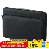 SANWA SUPPLY 苹果电脑包手提 macbookpro内胆包 笔记本包 毛绒内胆专利护角 黑色 14英寸