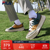 FILA 斐乐官方男鞋FOSSO复古帆布鞋2025年川行鞋出游休闲鞋