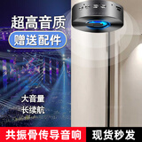 其他家骨传导共振音箱小型室内户外车载家用无线大音量重低音蓝牙音响 旗舰版+全配件+无需撑杆更美观