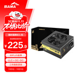 先马（SAMA）金牌500W 额定功率500W 台式电脑主机箱电源 80PLUS金牌/主动PFC/全电压/LLC谐振电路/固态电容