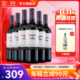 红魔鬼（Casillero del Diablo）葡萄酒 珍藏系列干红/白葡萄酒750ml 智利原瓶进口红酒 送礼宴请 梅洛红葡萄酒整箱装
