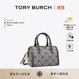 Tory Burch汤丽柏琦 T MONOGRAM 迷你提花波士顿斜挎酒桶包82939 Tory 海军蓝  405