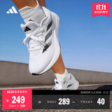 adidas DURAMO RC训练备赛轻盈体测跑鞋男女阿迪达斯官方 白色/黑色   42.5