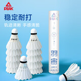 匹克羽毛球鹅毛球稳定训练比赛羽毛球防风羽毛球12只装耐打羽宙NO.2