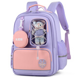 Edison爱迪生小学生书包女护脊减负防下坠1-3-6年级反光儿童背包L36-2