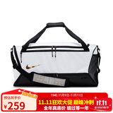耐克NIKE男女训练包斜挎包单肩包手提包拎包旅行包DX9789-100黑白均码