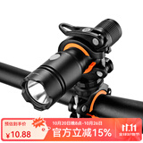洛克兄弟（ROCKBROS）灯架自行车手电筒灯夹前灯架车夹山地车固定支架骑行配件 雅典黑