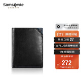 新秀丽（Samsonite）男士短款钱包牛皮卡包驾驶证件收纳包男士生日礼物TK6
