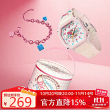 Dickies学生手表女可爱马卡龙粉色儿童手表礼盒七夕送女友生日礼物CL-479