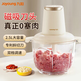 九阳（Joyoung）家用绞肉机2.2L绞馅机电动多功能料理搅拌打碎肉机肉饺子肉馅蒜蓉机不锈钢S22-LA356