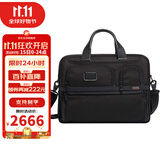 途明（TUMI）Alpha 3商务旅行公文包男士15英寸手提电脑包 可扩展差旅款02603141D3 尼龙 黑色