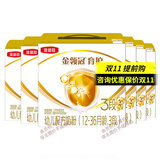伊利奶粉金领冠育护3段盒装1200g三联装三段幼儿配方奶粉 3段 1200g 6盒
