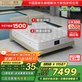 金可儿（Kingkoil）皮床乳胶床垫卧室双人床繁星床架+繁星A床垫套床1.5*2米软硬适中