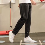 阿迪达斯 （adidas）运动裤男秋季防风休闲卫裤健身跑步运动裤 锥形裤 L