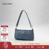 Calvin Klein女包25春夏新时尚ck牛仔单肩包腋下包礼物4F3217G