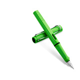 凌美（LAMY）钢笔签字笔 生日节日礼物学生成人练字文具 德国进口 狩猎系列墨水笔 绿色 EF0.5mm