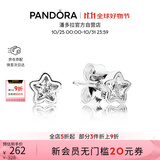 潘多拉（PANDORA）星之璀璨耳钉925银闪耀星星小巧精致个性小众生日礼物送女友