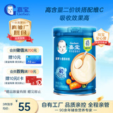 嘉宝（GERBER）胡萝卜高铁米粉宝宝辅食米糊活性益生菌果蔬类250g6月+100%真验厂