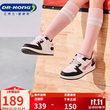 江博士学步鞋运动鞋秋季男女童舒适休闲国货儿童鞋B14243W001白/黑/粉23