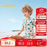 巴拉巴拉儿童泳衣男女童连体泳装户外防晒耐氯速干小童游女宝泳装