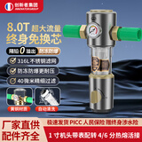 创新者全自动清洗前置过滤器大流量家用入户自来水反冲洗全屋铜中央净水机井水厨房地下水40微米净水器 【带压力表】4/6分通用PPR热熔接头（JD快递）
