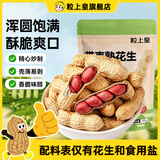 粒上皇原味花生 500g 坚果炒货干果休闲零食带壳炒制花生下酒菜红皮花生