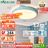 雷士（NVC）LED照明吸顶灯儿童氛围卧室灯创意可爱卡通简约-龙猫蓝色包安装