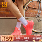 361°361度运动鞋男鞋【赤焰3】秋冬季新款网面透气缓震耐磨情侣跑步鞋 芭比乐园 42