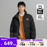 VANS范斯官方 男女情侣羽绒夹克外套个性高街 黑色 L 含绒量：233g