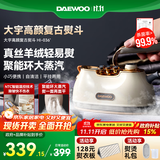 大宇（DAEWOO）【差旅推荐】手持挂烫机家用熨烫机蒸汽电熨斗 旅游出差便携式小型除菌烫衣神器HI-036 北欧白