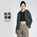 耐克NIKE女春秋连帽 运动棉服 休闲运动 潮流百搭FB8339-390海藻绿M