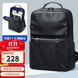 高尔夫（GOLF）双肩包男士软皮15.6吋电脑背包男大容量通勤出差旅行包学生书包女