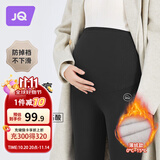 婧麒（JOYNCLEON）孕妇裤冬季打底裤外穿瑜伽芭比加绒鲨鱼裤 黑色 XL Jyk85268