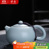 祥业song杯子汝窑泡茶壶陶瓷大号功夫茶具西施壶汝瓷单壶提梁壶泡茶器 西施壶 165ml