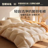 皇朝家私防钻绒系列 白鸭毛羽毛被 冬被 1800g 200*230cm 白色