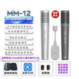 天籁K歌MM-8无线麦克风家用电视k歌话筒适用海信东芝tcl东芝雷鸟vidda卡萨帝海尔问界阿维塔车载麦克风 MM-12超心型咪芯【手机电视通用】太空银灰