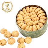 聪明小熊香港珍妮曲奇饼干纯奶油花640g双层进口休闲食品源头直发