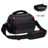摄影大师相机包单反相机单肩摄影包EOS700D750D200D 60D70D80D旅行便携适用佳能尼康索尼等 升级款加厚中号+腰带+礼品