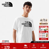 北面（The North Face）【经典款】短袖T恤男宽松棉质半袖户外休闲舒适透气春夏上新款 FN4/白色 XL /180