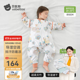 贝肽斯婴儿睡袋防惊跳夏季空调房薄款新生儿童睡袋0-3岁宝宝防踢被着凉 夏天（前6后4 20-25℃）福兔 S码6-18个月 建议身高60-85cm