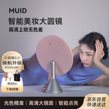 MUID高清化妆镜带灯led台式镜子智能美妆梳妆镜教师节生日礼物送女生