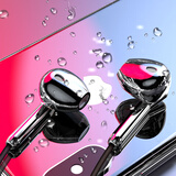 倍客维 有线耳机入耳式hifi重低音适用全民K歌带麦唱歌华为oppo小米一加vivo手机耳机通用耳塞 黑色 3.5mm圆插头