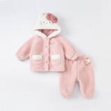 戴维贝拉（DAVE＆BELLA）HelloKitty联名儿童睡衣冬季女童家居服套装法兰绒