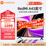 小米电视43寸A升级金属全面屏 超高屏占比双杨立体声 智能液晶平板电视机 43英寸 Redmi A系列