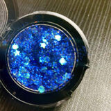 希贝（Xibei）希贝儿童舞台妆单色珠光眼影幼儿园表演蓝色亮片啫喱闪粉大红色绿 黑盒亮片啫喱05蓝色