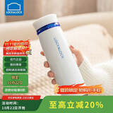 乐扣乐扣（LOCK&LOCK）不锈钢情侣学生保温杯菲特旋转盖轻量杯450ml白蓝 LHC4131WB