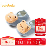 巴拉巴拉balaOne宝宝地板袜防滑点胶冬加绒婴幼儿保暖袜学步209425172201
