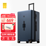 地平线8号（LEVEL8）行李箱 密码拉杆箱女男托运旅行PC箱28英寸大容量 旅行者系列蓝色